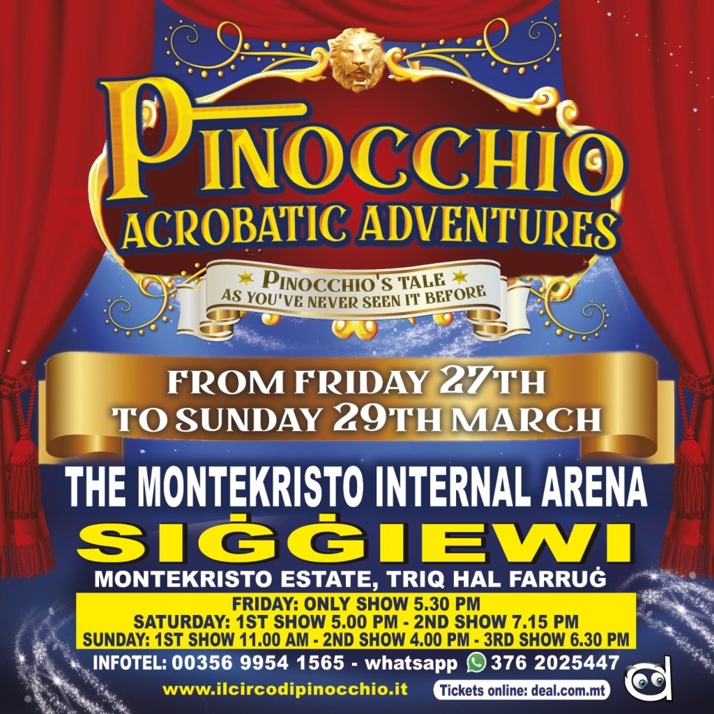 MALTA – PINOCCHIO’S ACROBATIC ADVENTURES